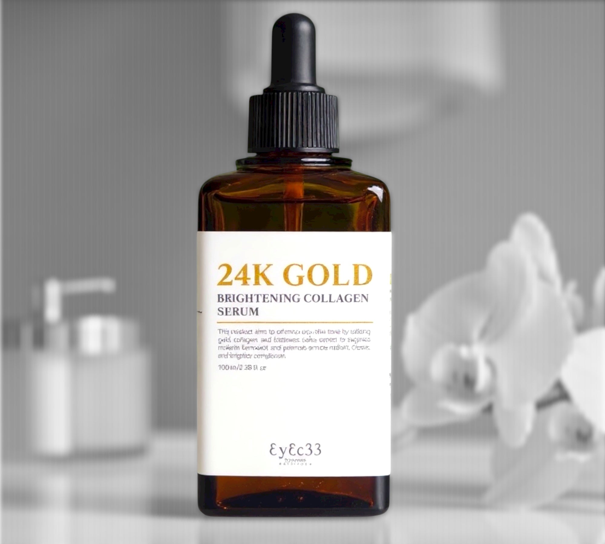 24K GOLD BRIGHTENING COLLAGEN SERUM – EyeC33