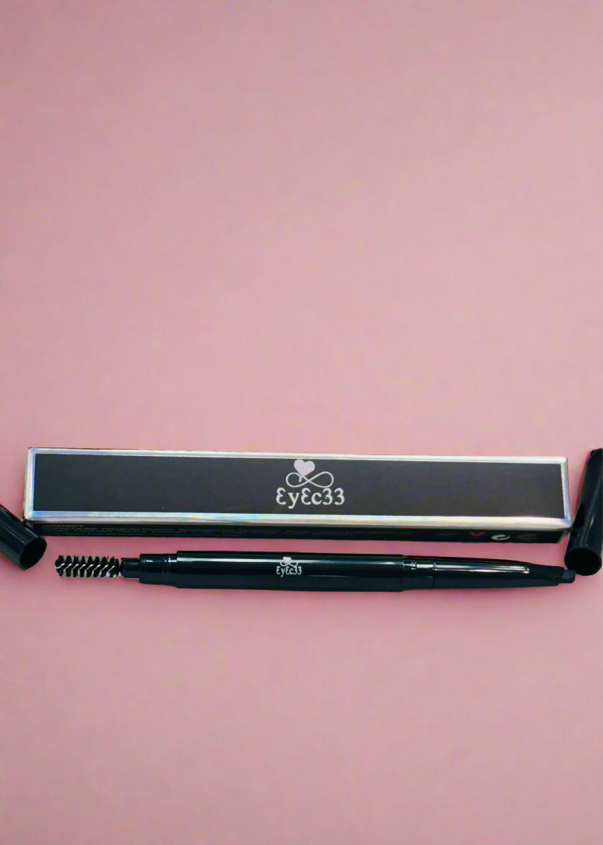 EyEc33 Eye brow/liner on pink background