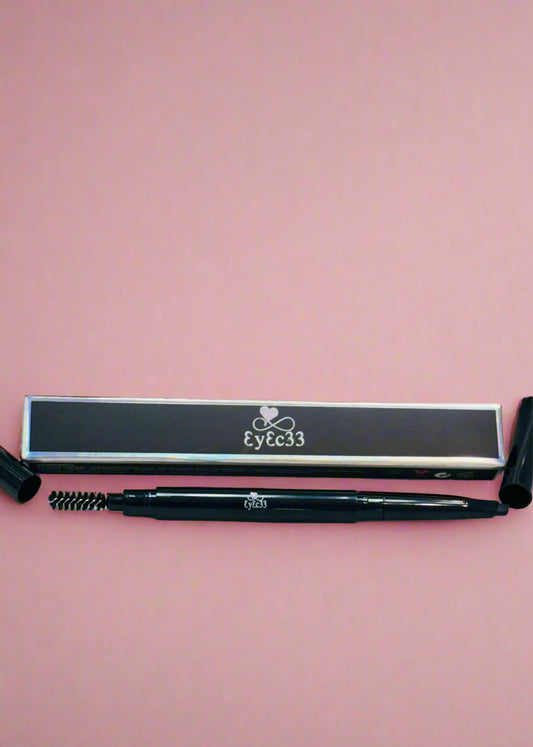 EyEc33 Eye brow/liner on pink background